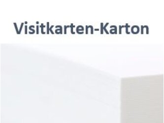 Visitkartenkarton | © EP